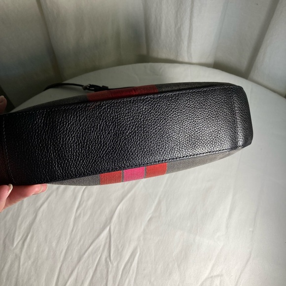 Coach Women's 69647 Stripes tote Crossbody - Picture 8 of 8